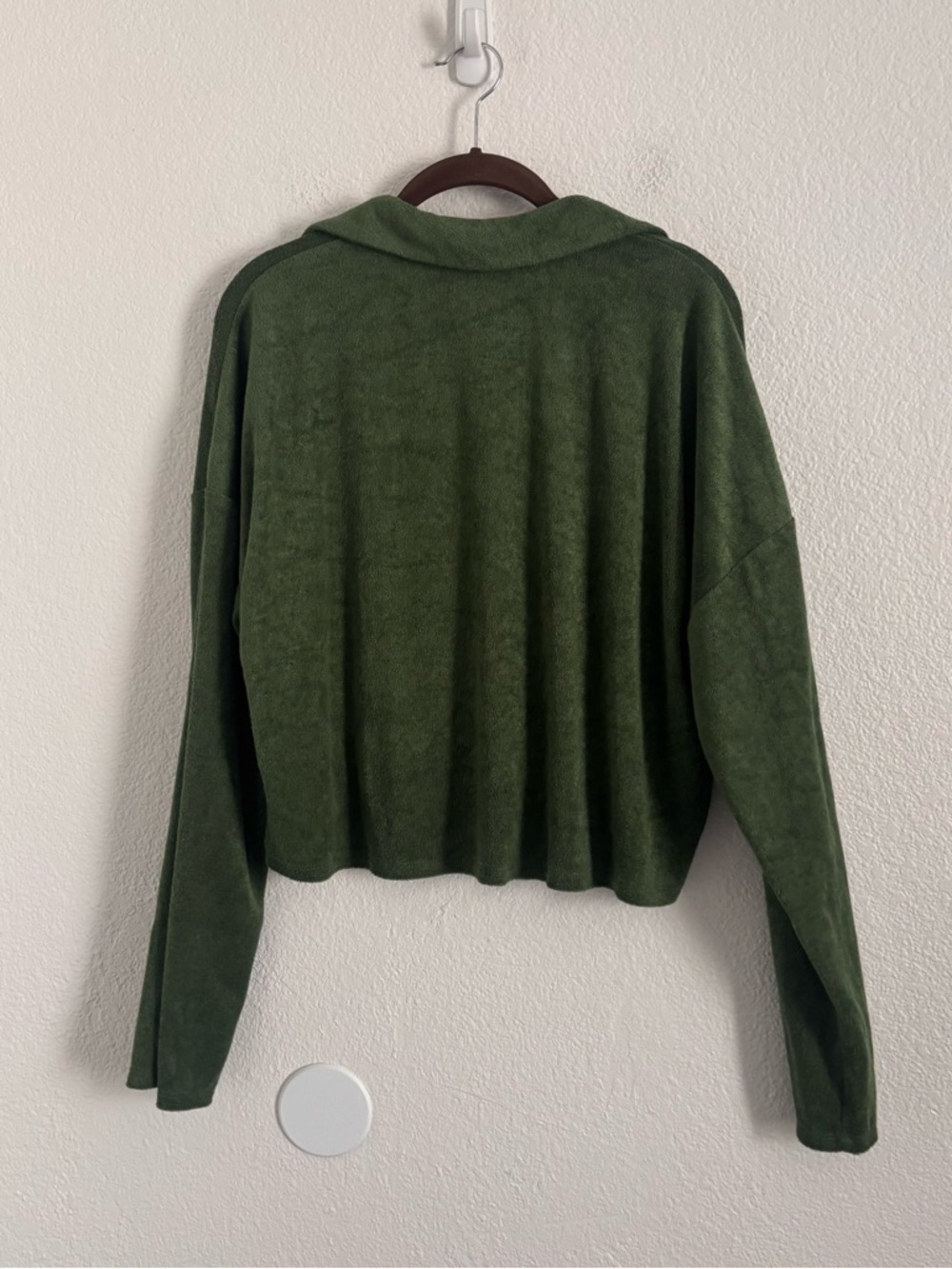 NWT Out From Under Urban Outfitters Size Large Green Gabbie Cropped Top - Picture 6 of 6